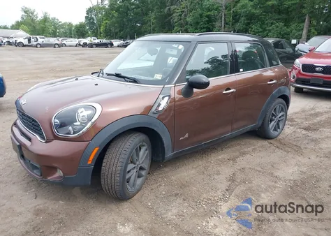 2014 Mini Countryman Cooper S z USA, uszkodzony, nr VIN WMWZC5C5XEWP38408